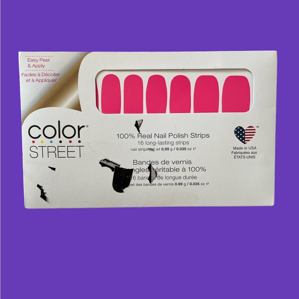 Color Street 100% Real Nail Polish Strips Shockwave - NEW